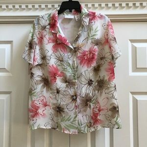 Alfred Dunner Short Sleeve Top